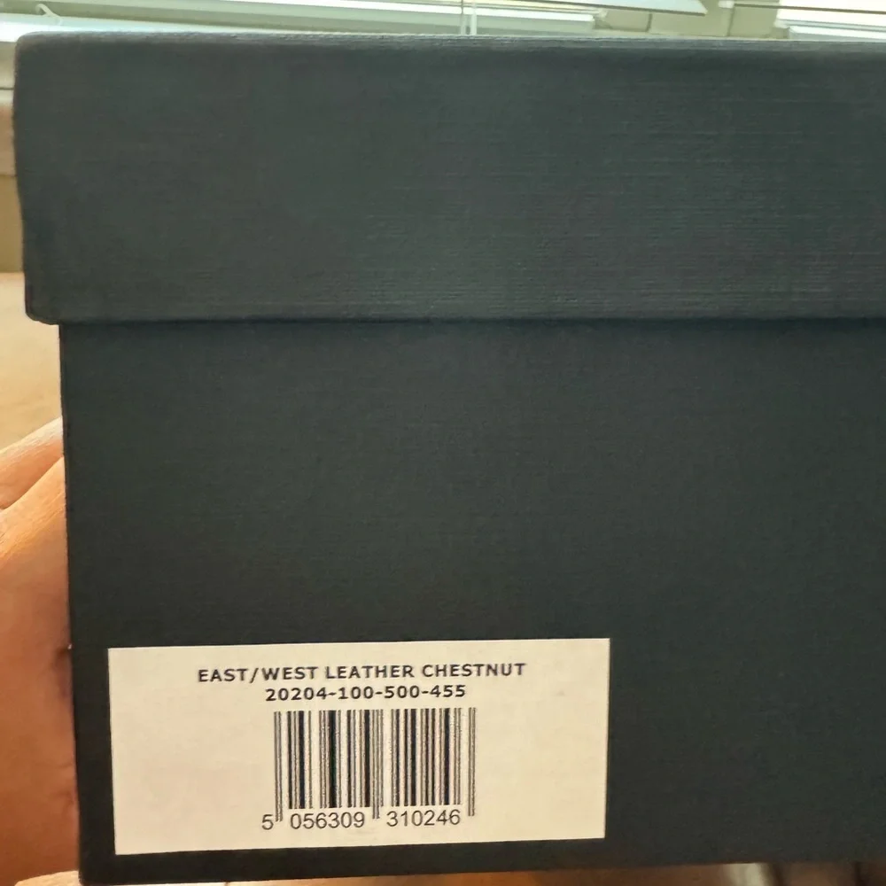 Strathberry east/west crossbody bag Chestnut color - Picture 8 of 10